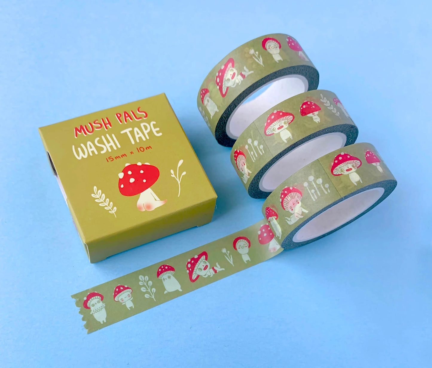 Mush Pals - Washi Tape - Mustard