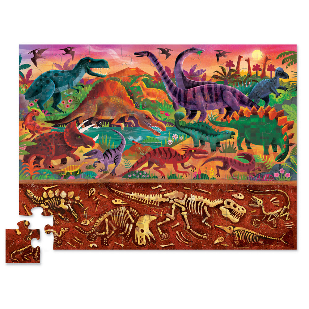 Above & Below Puzzle Dinosaur World 48 Piece
