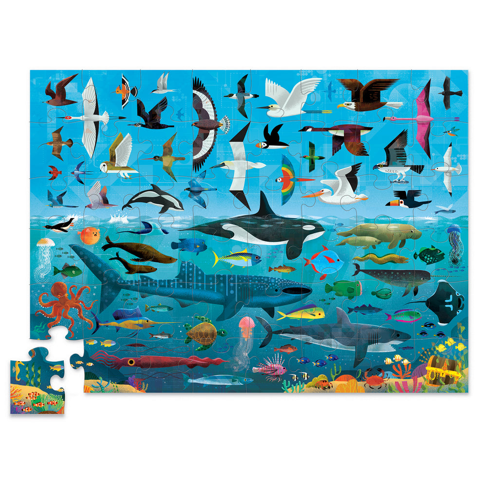 Above & Below Puzzle Sea and Sky 48 Piece