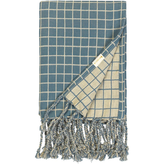 Grid Baby Blanket | Blue Spruce