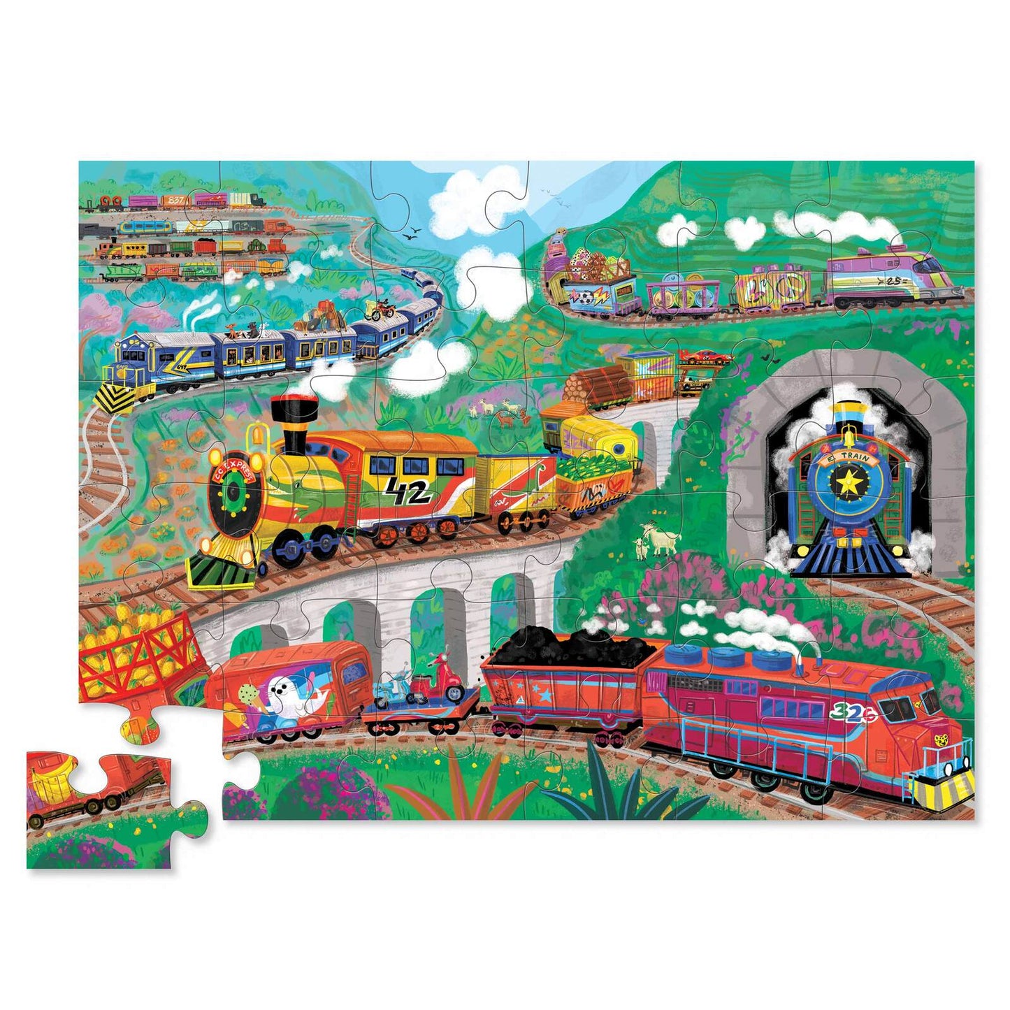 Classic Floor Puzzle All Aboard 36 Piece