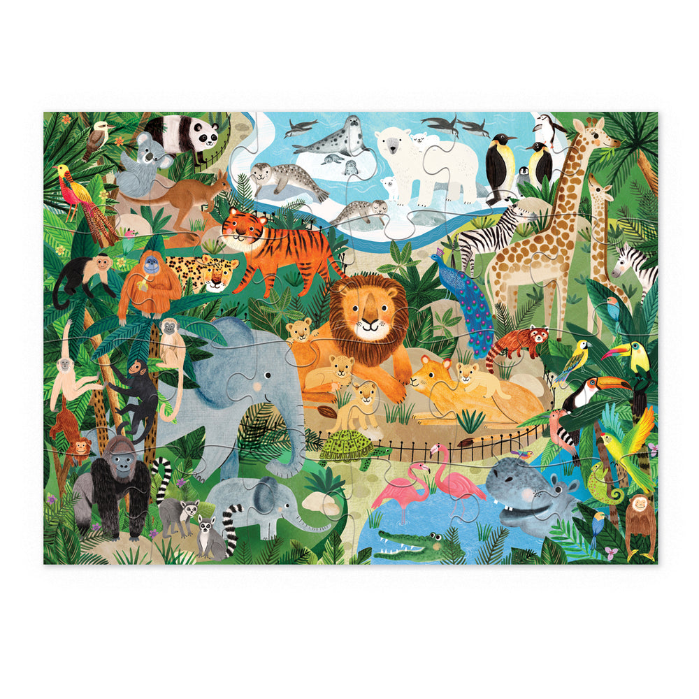 Little Building Zoo Puzzle 24 Piece