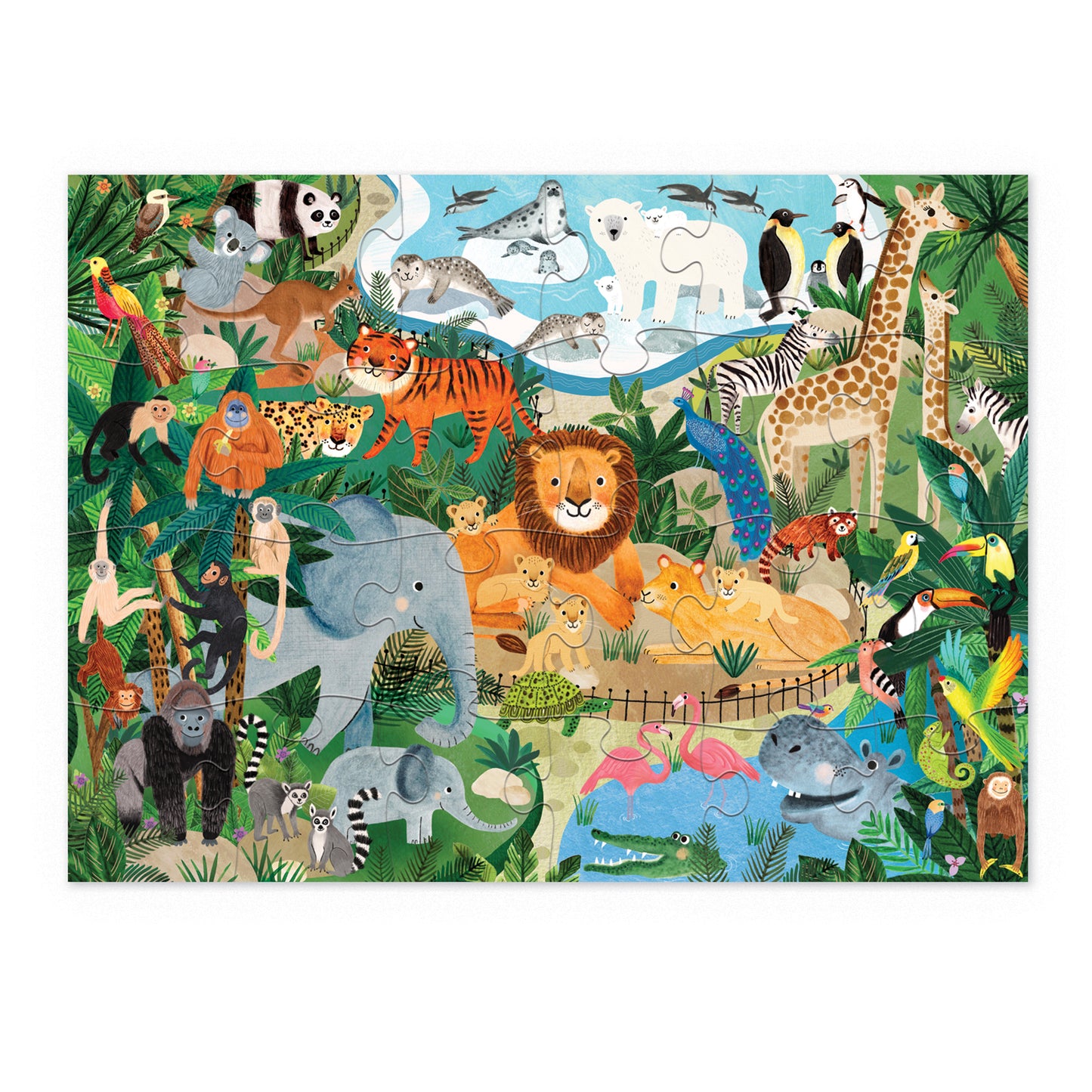 Little Building Zoo Puzzle 24 Piece