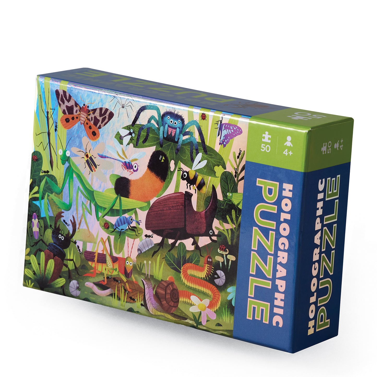 Holographic Puzzle Backyard Bugs 50 Piece