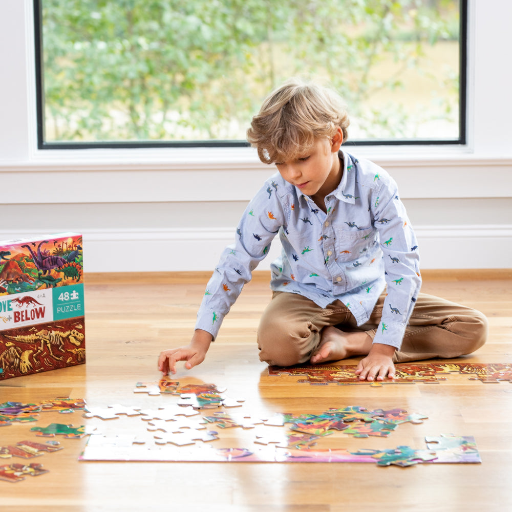 
                      
                        Above & Below Puzzle Dinosaur World 48 Piece
                      
                    