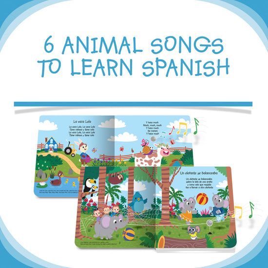 Canciones De Animales Board Book | Spanish Animal Songs