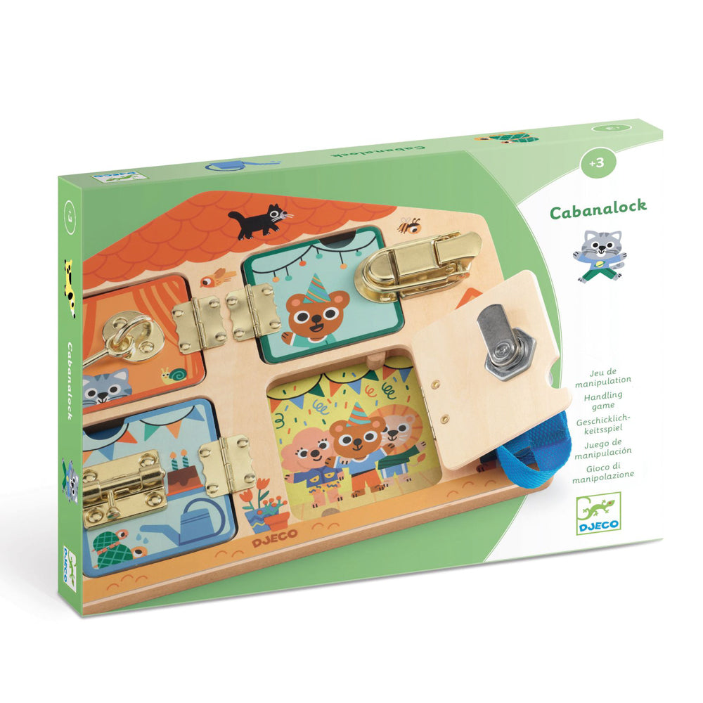 
                      
                        Cabanalock Wooden Puzzle with Locks
                      
                    