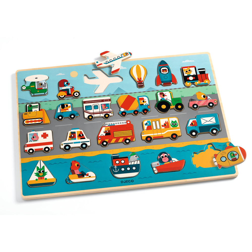 
                      
                        Transport Wooden Puzzle
                      
                    