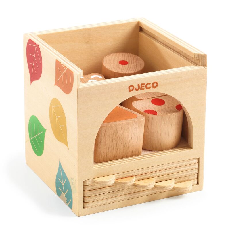Box Basic Shape Sorter with 5 shape boards