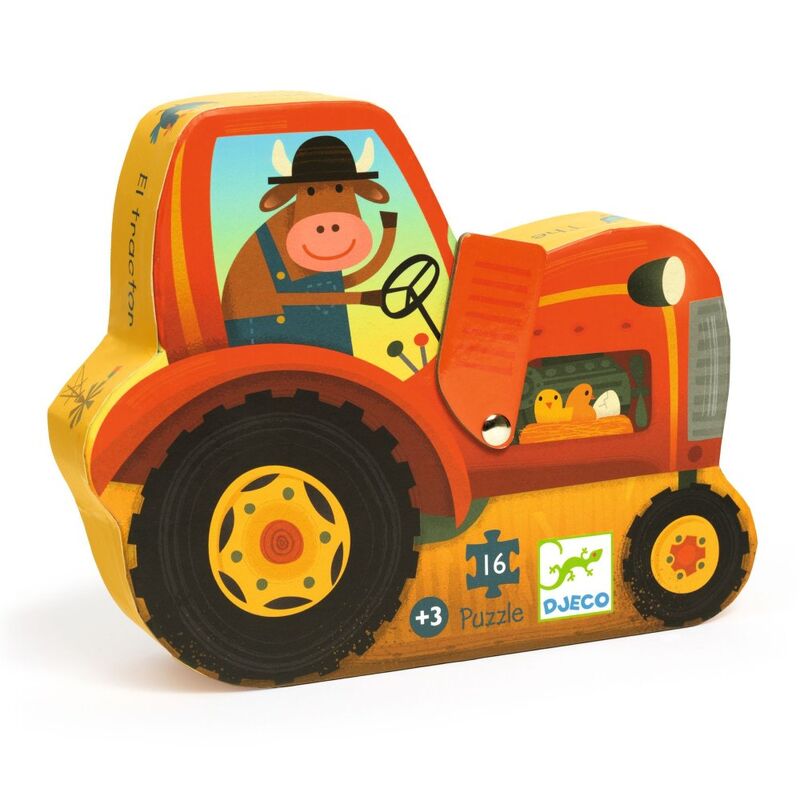 The Tractor 16pc Silhouette Puzzles