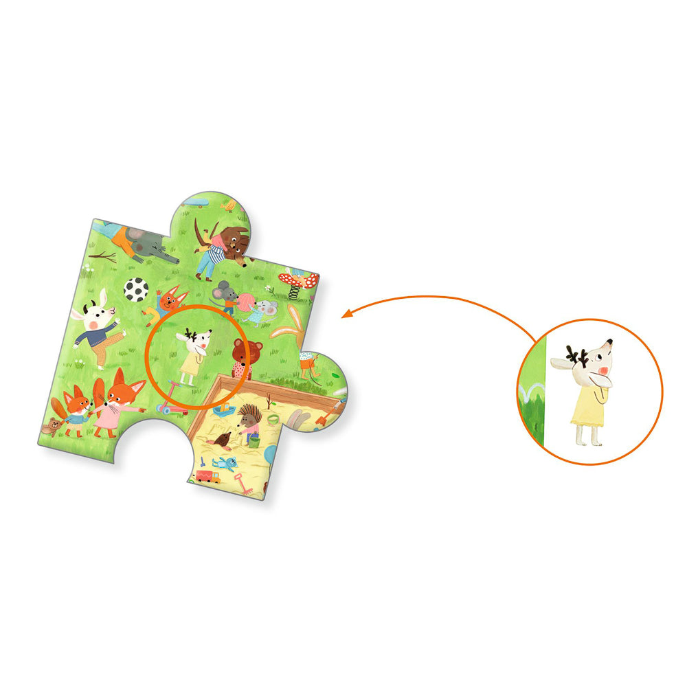 Little Friends Garden Observation Puzzle | 35pc