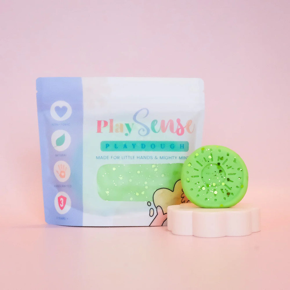 Dough Glitter Green Fresh Cucumber Scented
