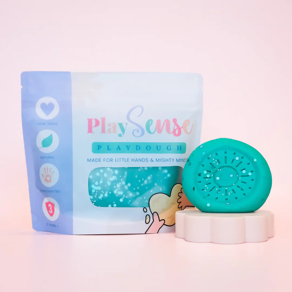 Dough Glitter Teal Sour Lolly Scented