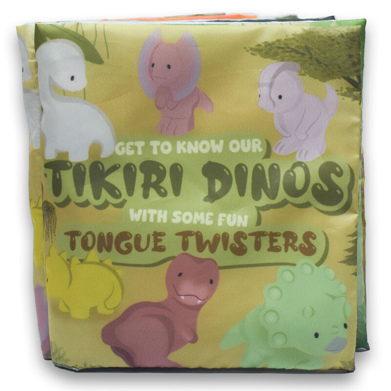 Dino Tongue Twisters Fabric Bathtime & Naptime Book