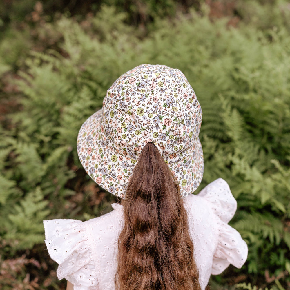 
                      
                        Ponytail Bucket Sun Hat Floret
                      
                    