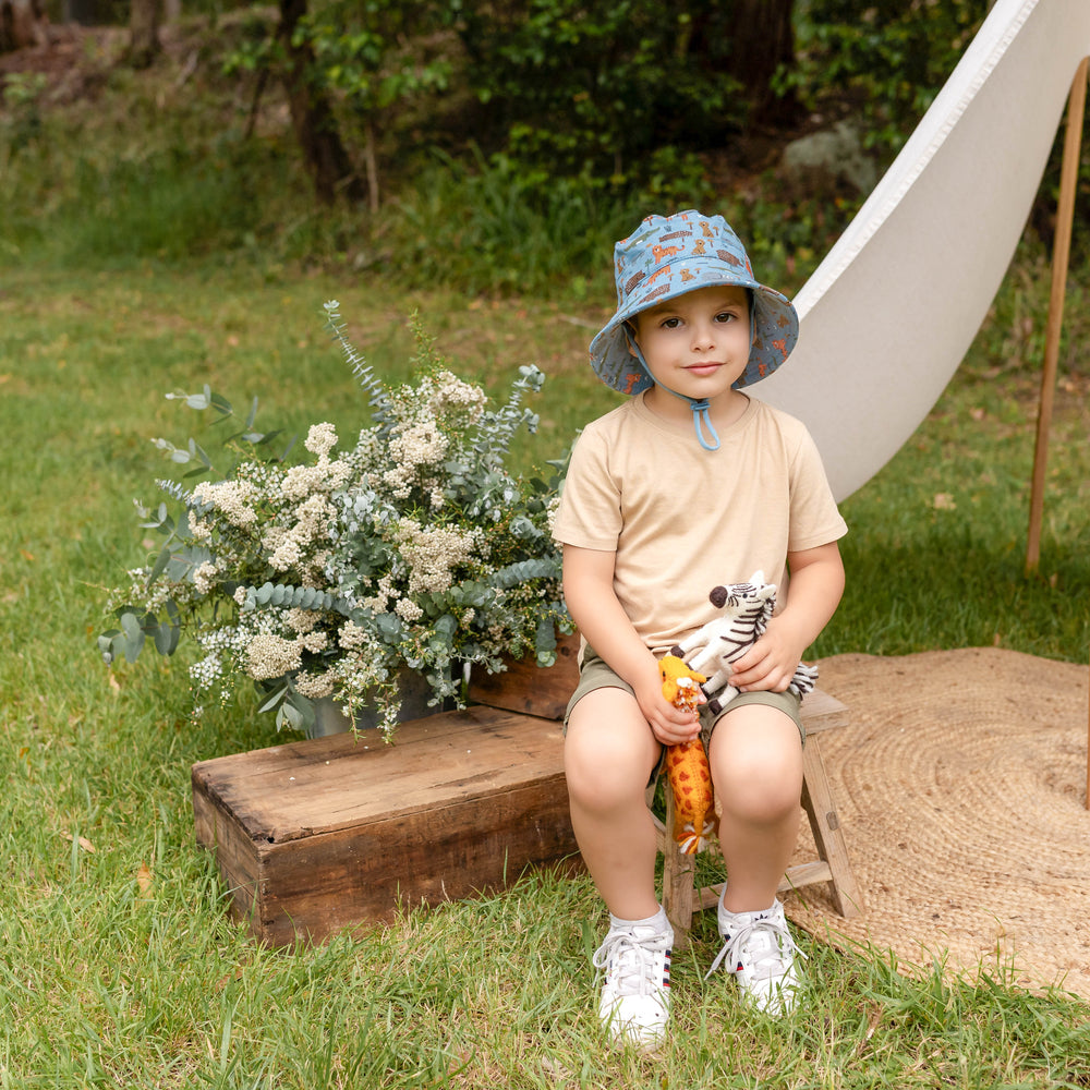 
                      
                        Classic Bucket Sun Hat Safari
                      
                    