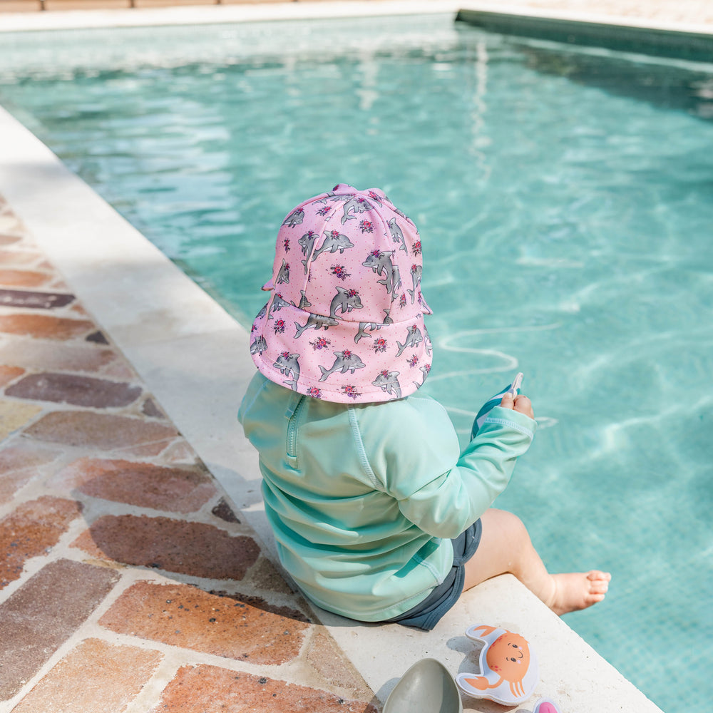 
                      
                        Swim Legionnaire Flap Beach Hat Dolphin
                      
                    