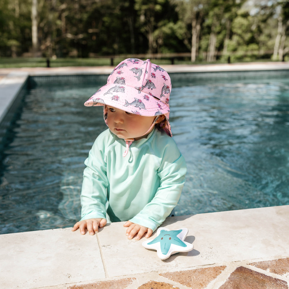 
                      
                        Swim Legionnaire Flap Beach Hat Dolphin
                      
                    
