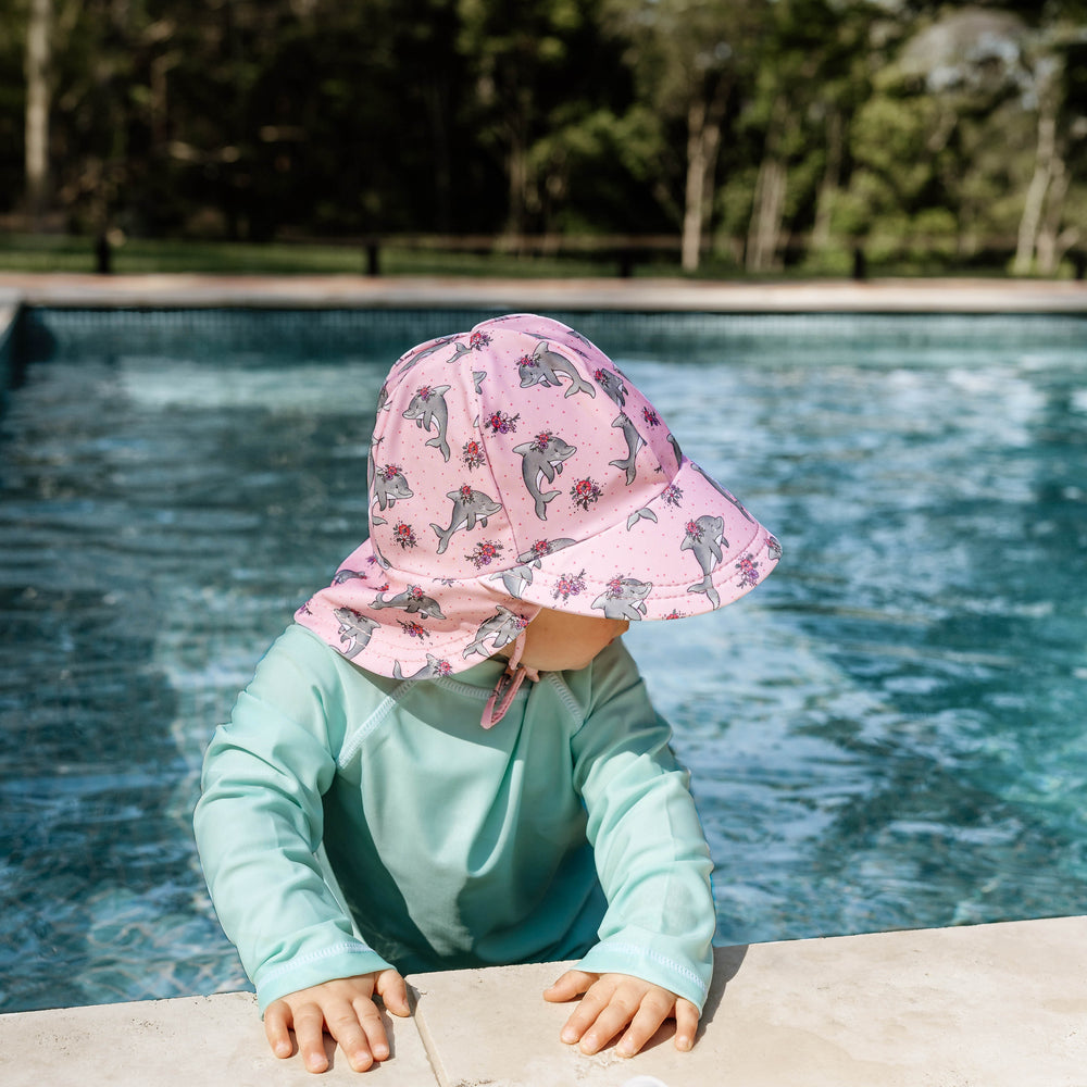 
                      
                        Swim Legionnaire Flap Beach Hat Dolphin
                      
                    