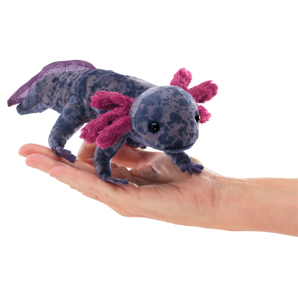 Finger Puppet | Black Axolotl