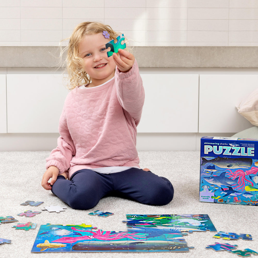 
                      
                        Foil Puzzle Shimmering Shark 60 Piece
                      
                    