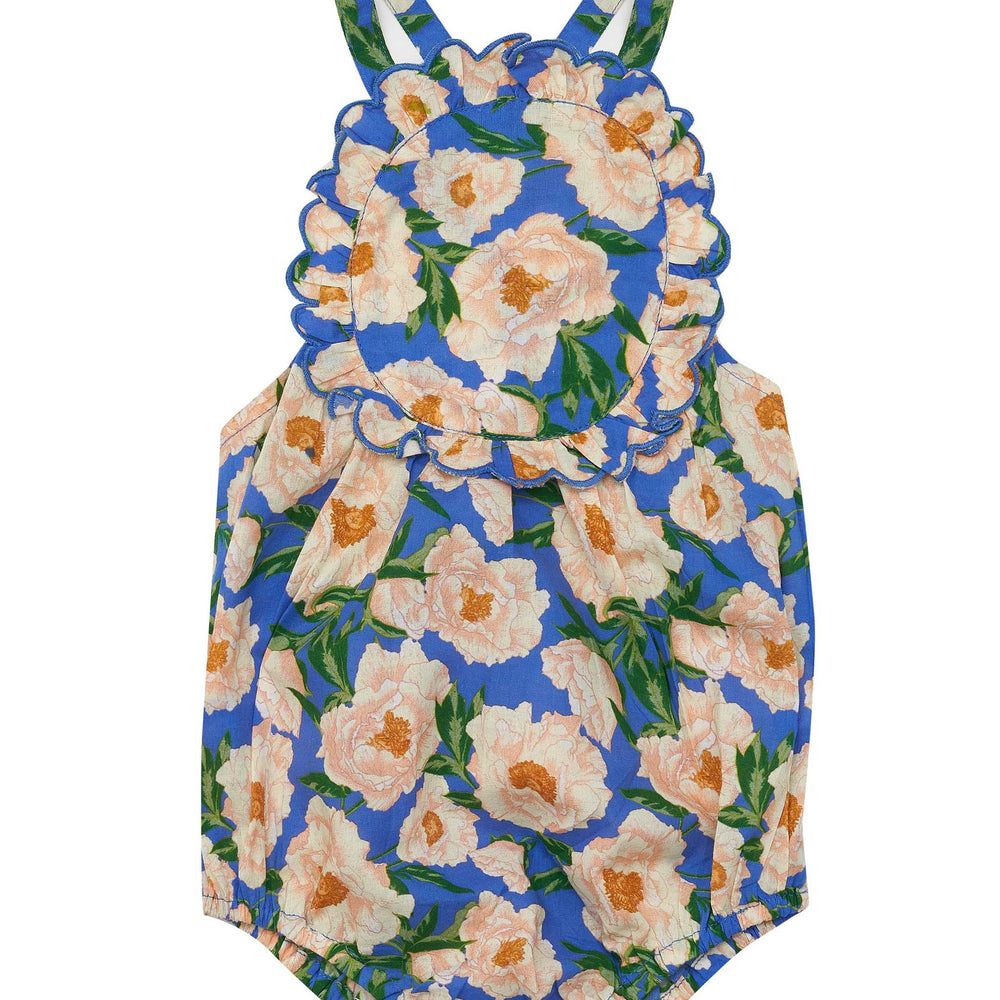 Freya Romper | Soiree Bouquet Bondi Blue