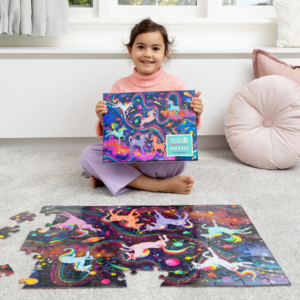
                      
                        Holographic Puzzle Unicorn Galaxy 100 Piece
                      
                    