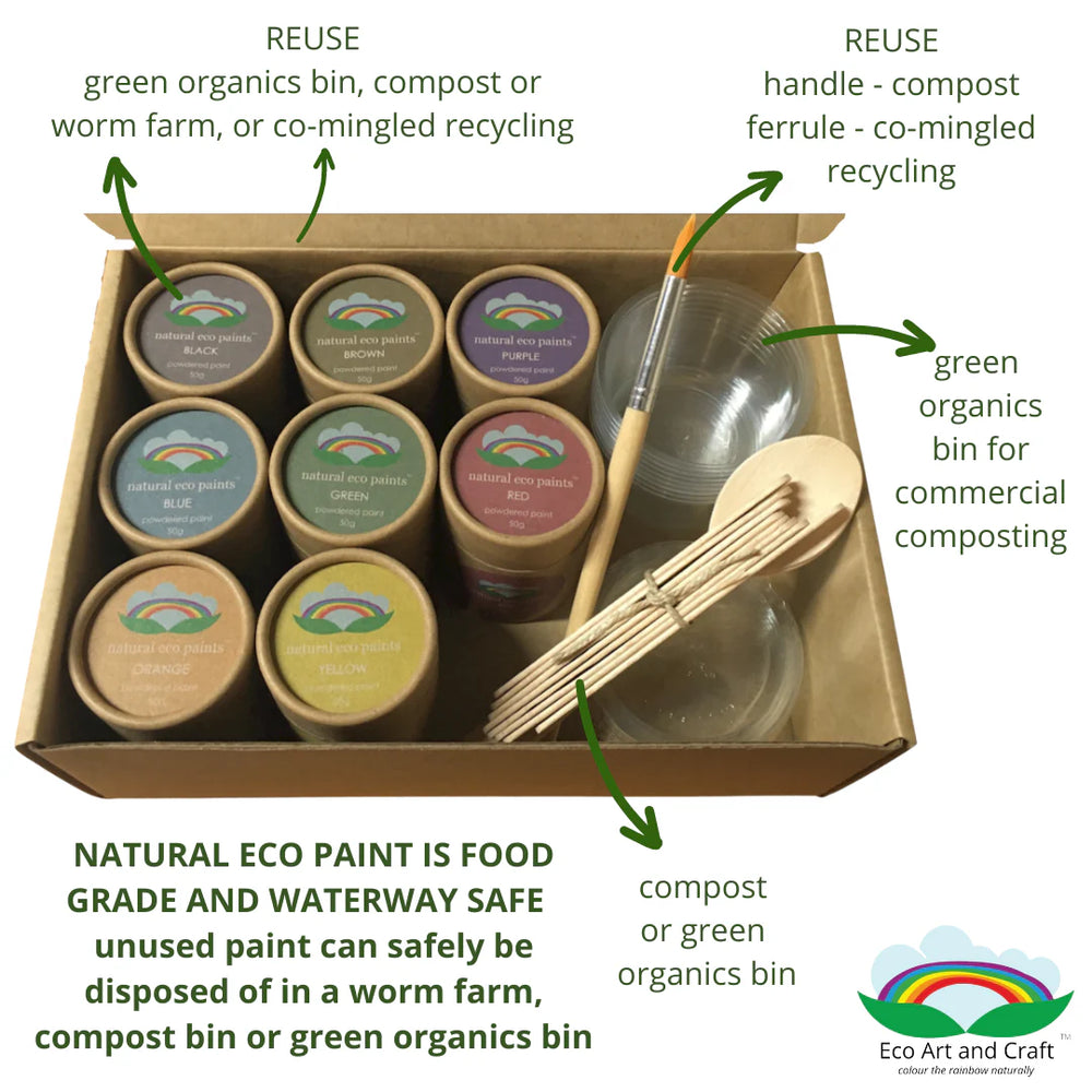 
                      
                        Natural Eco Paints | 8 Colours
                      
                    