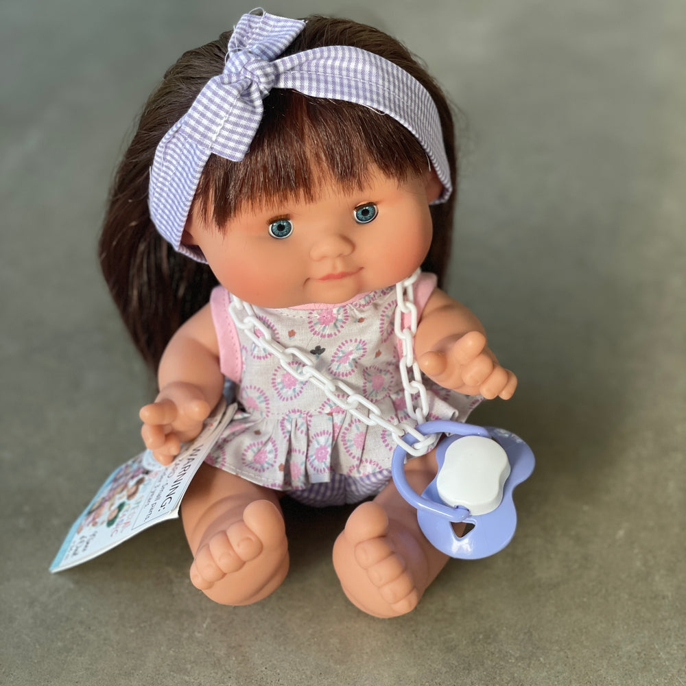 Pepote Special Funtastic Baby Doll | Lilac Gingham