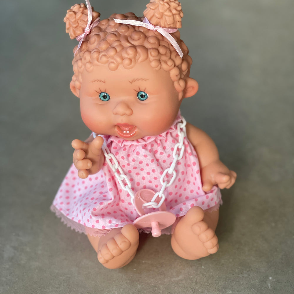 Pepote Original Baby Doll | Pink Polka Dot