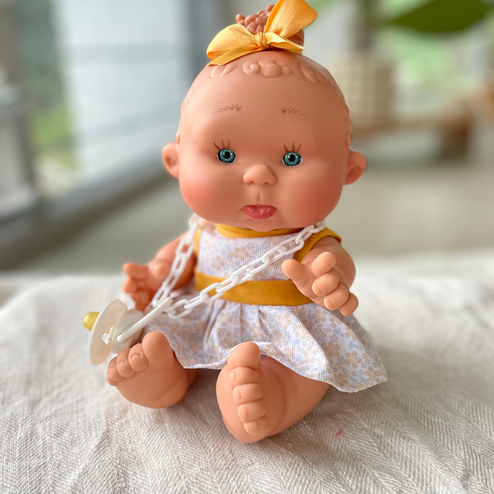 Pepote Original Baby Doll | Mustard Floral