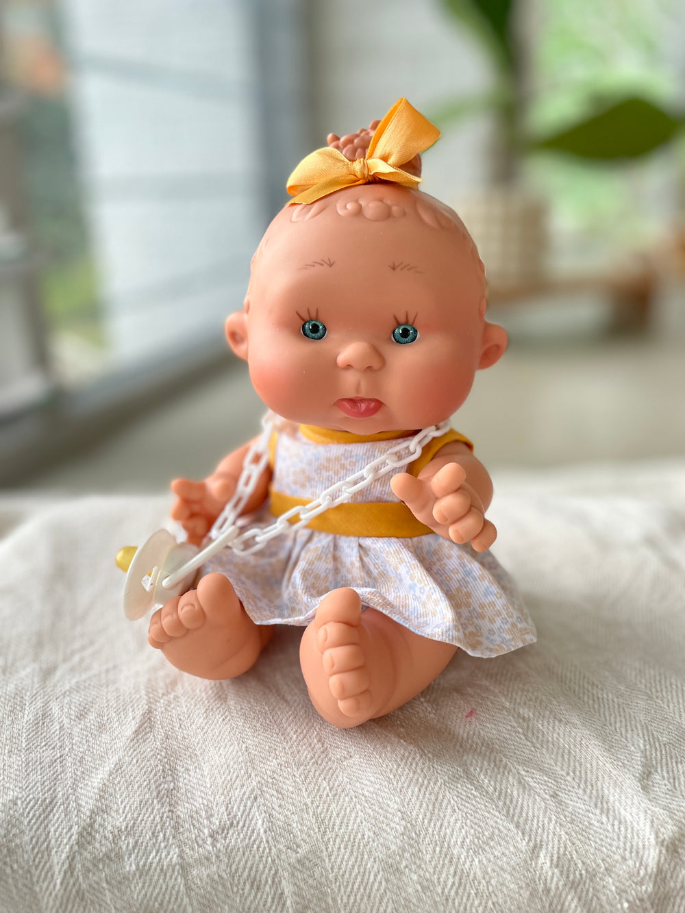 Pepote Original Baby Doll | Mustard Floral