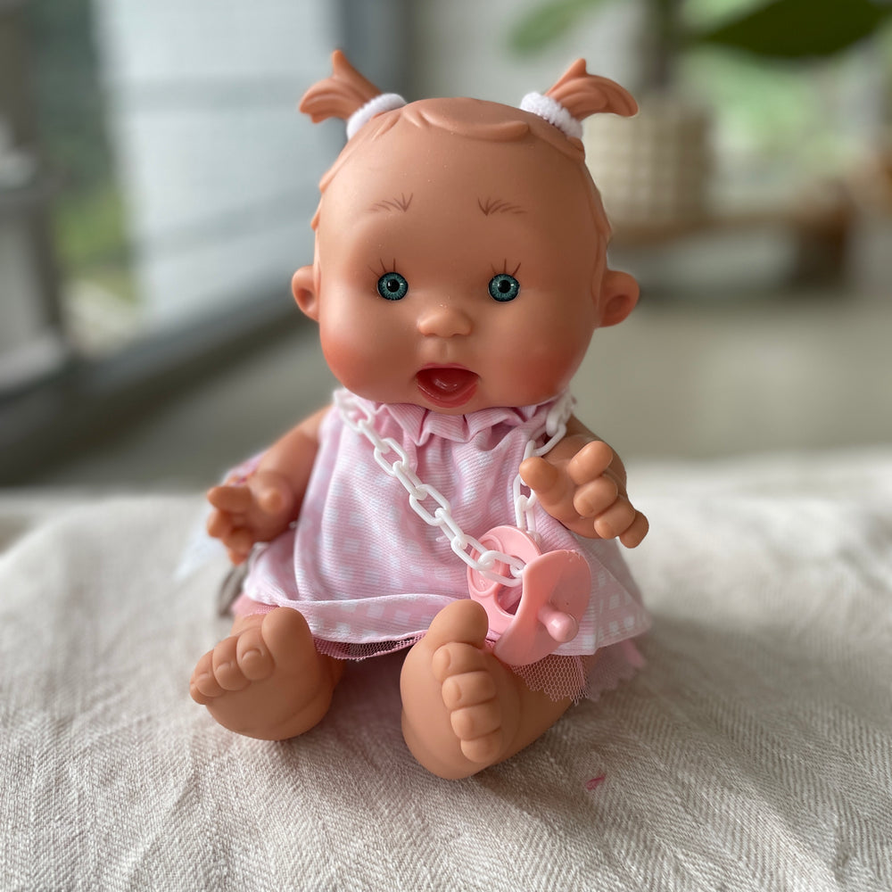 Pepote Original Baby Doll | Pink Check