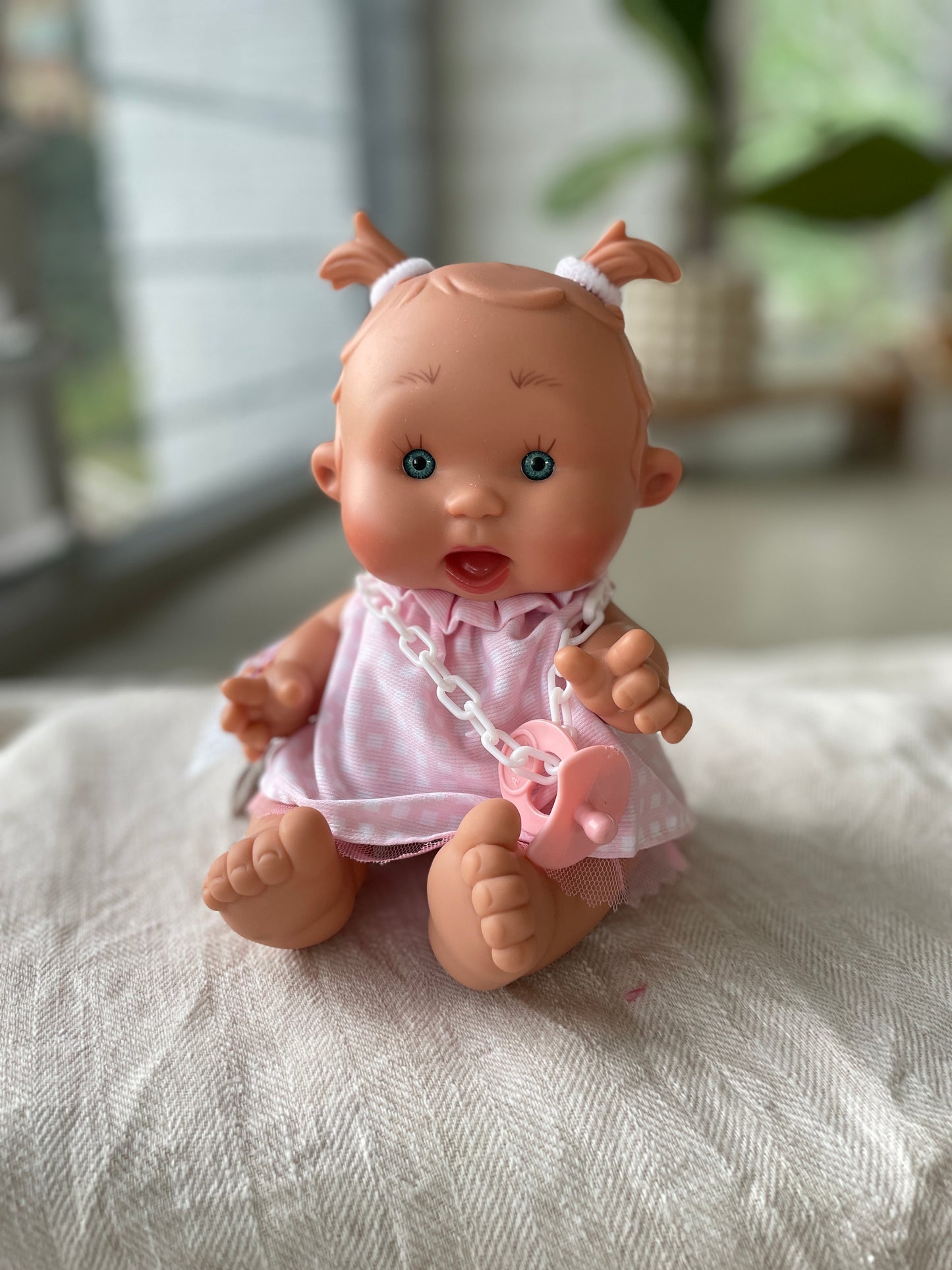 Pepote Original Baby Doll | Pink Check