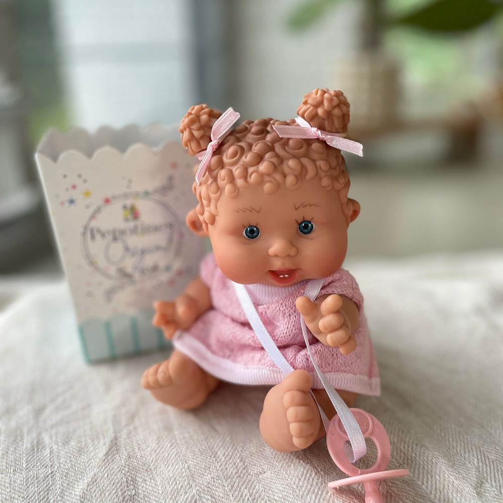 Pepotin Original Baby Doll | Pink Knitted Dress