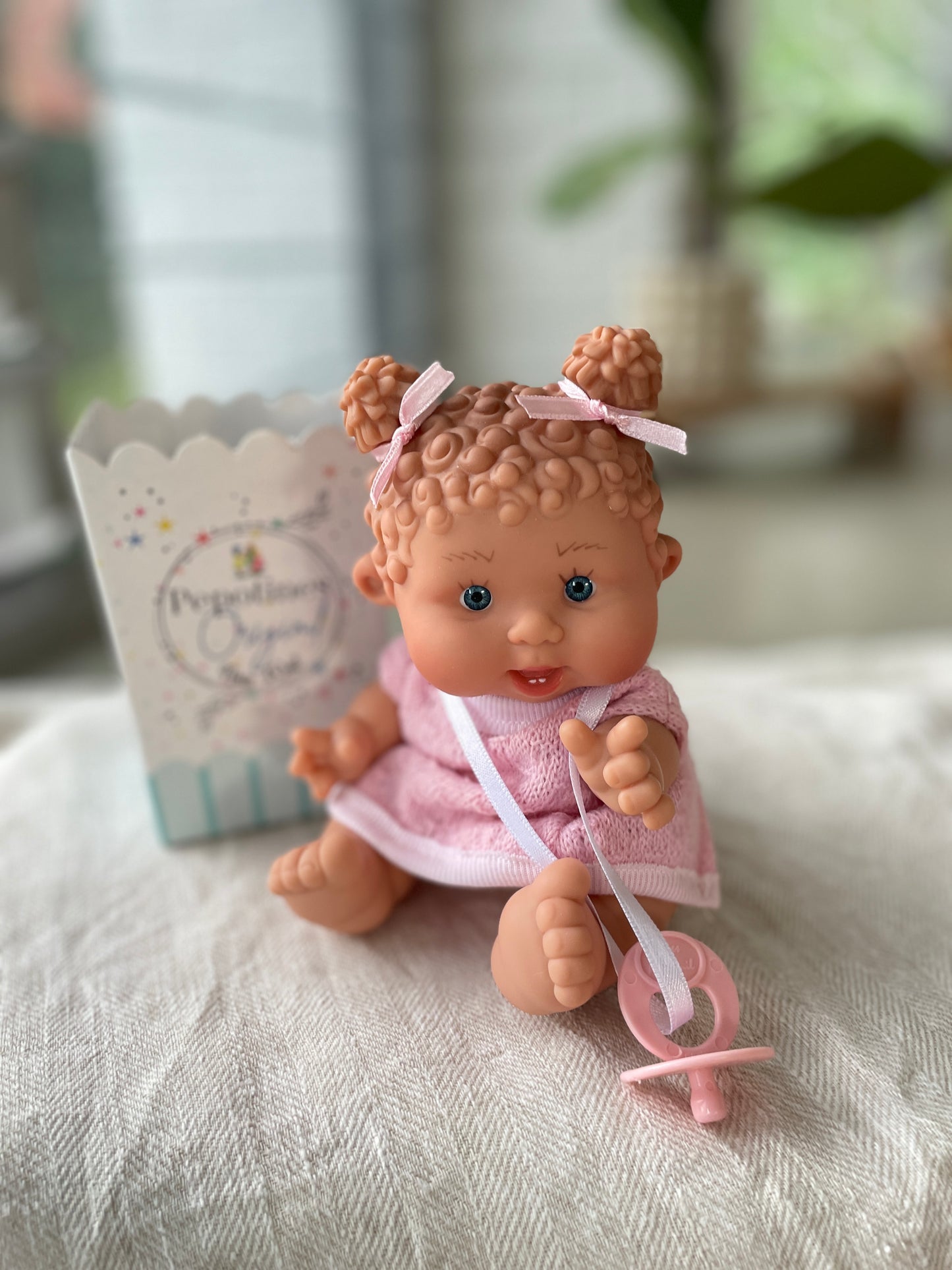 Pepotin Original Baby Doll | Pink Knitted Dress