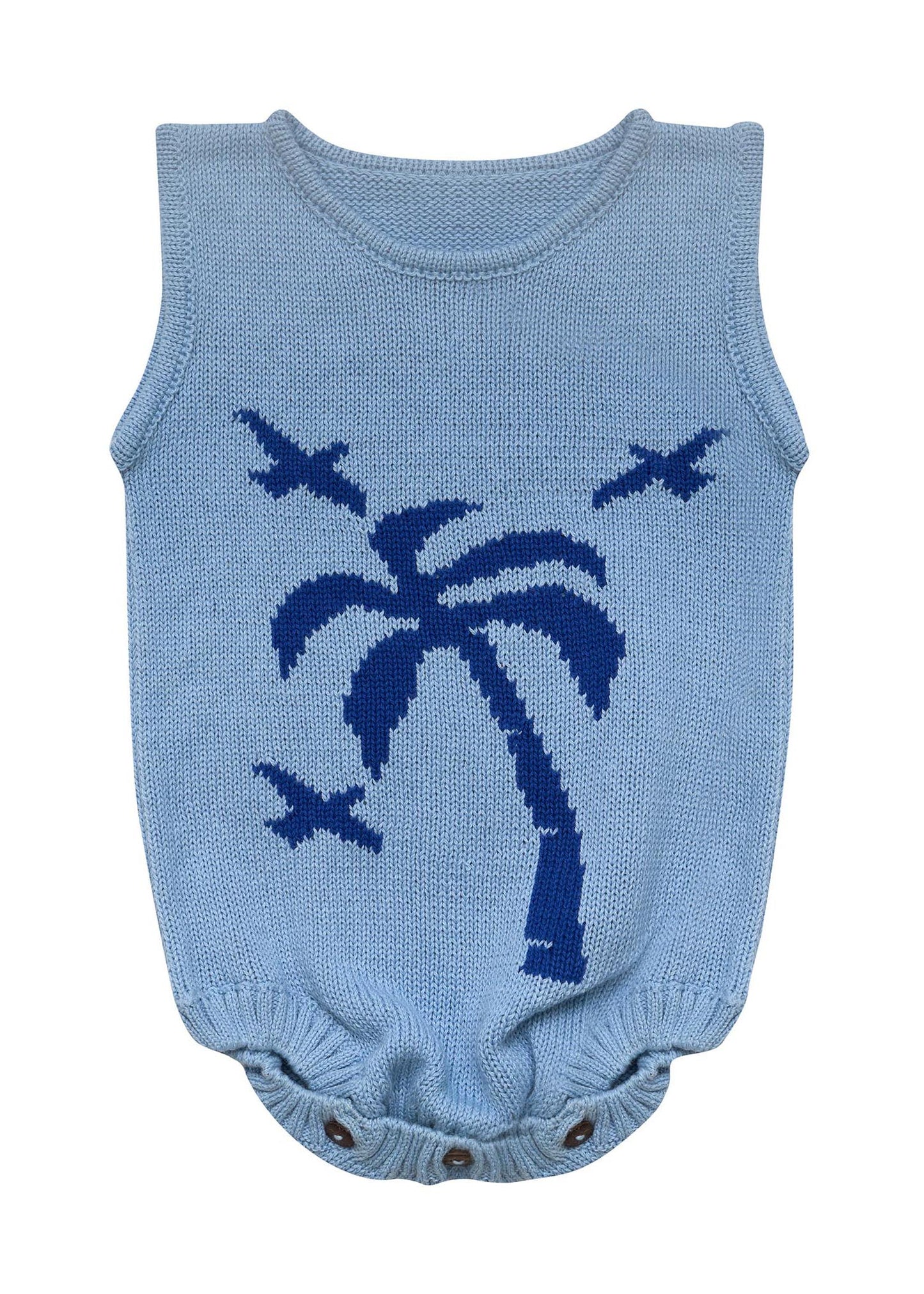 Lousia Romper Island Blue