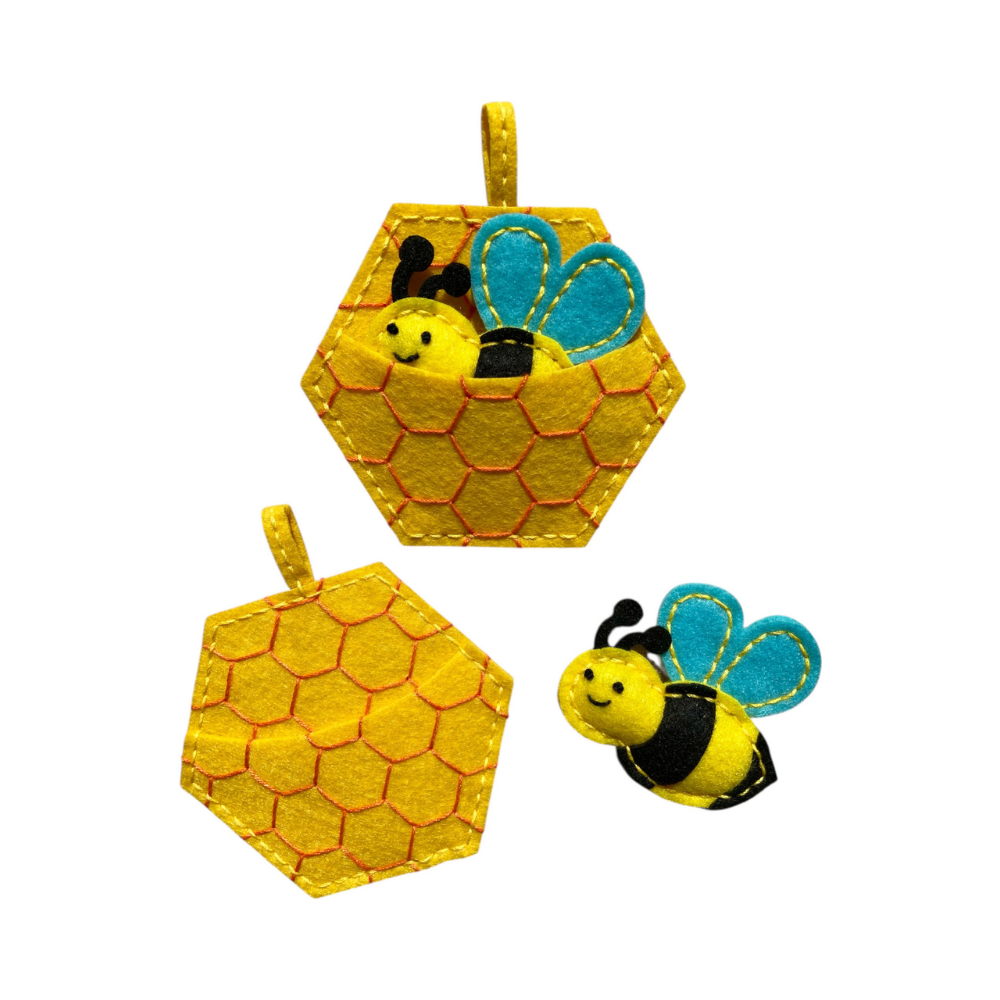 Felt DIY Kit | Bee with Hive