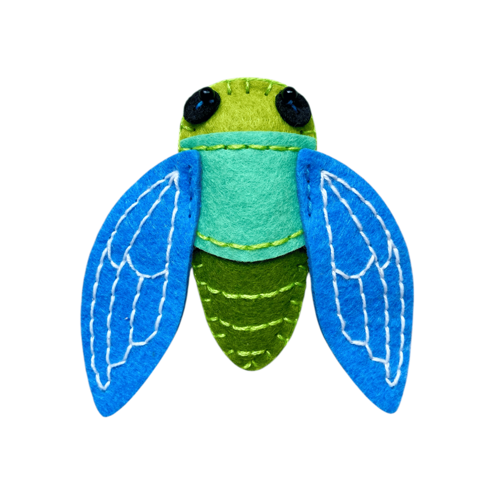 Felt DIY Kit | Blue Wing Bug