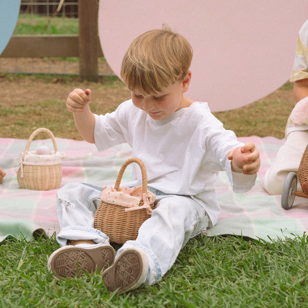 
                      
                        Rattan Berry Basket With Lining | Gumdrop
                      
                    