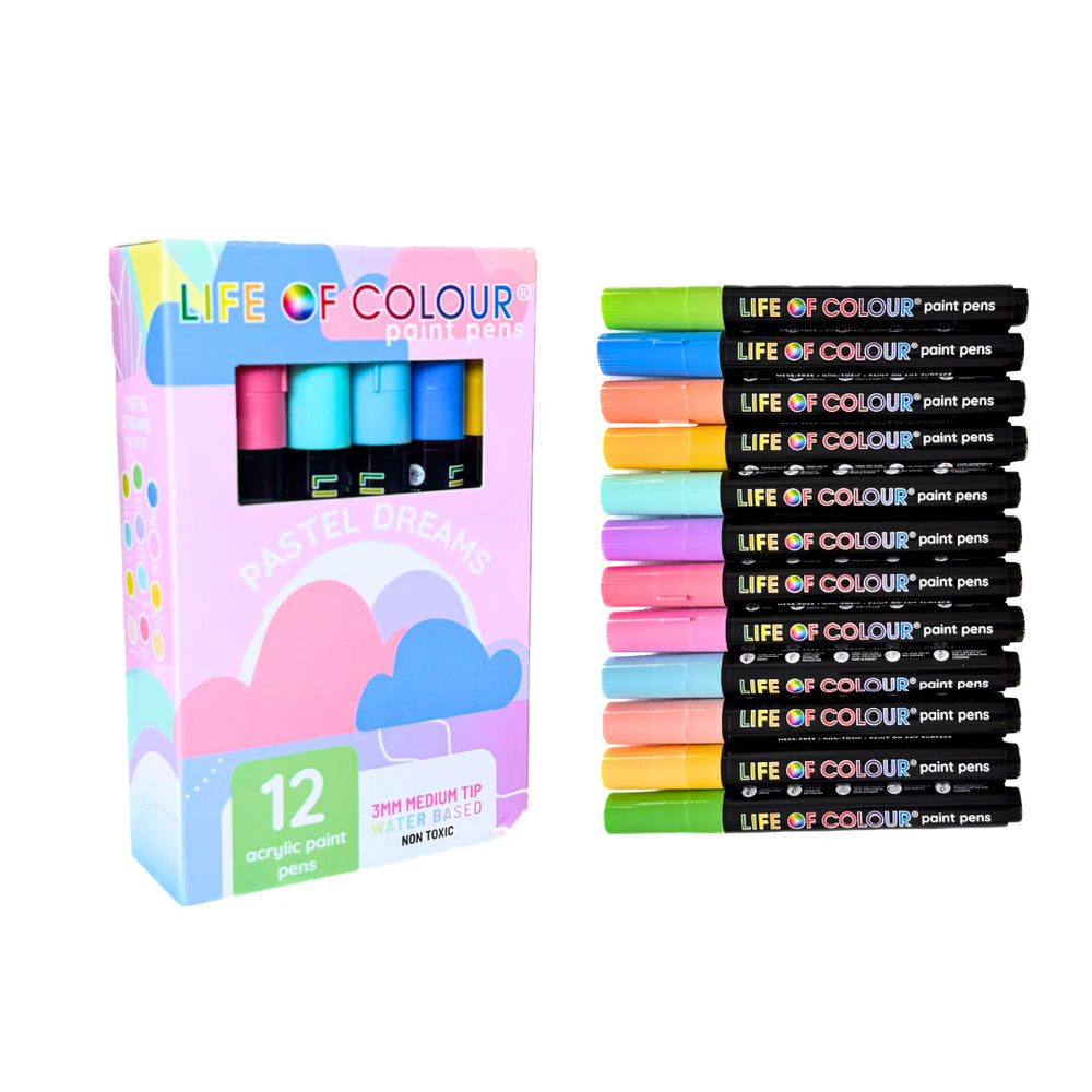 
                      
                        Medium Tip Acrylic Paint Pens | Pastel Dreams
                      
                    