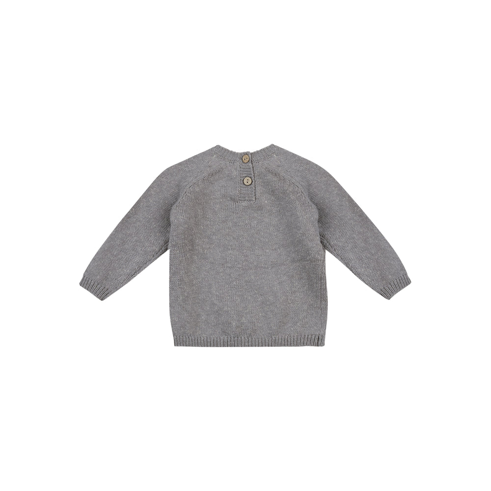 Knit Sweater | Heathered Lagoon