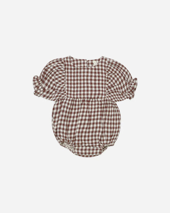 Load image into Gallery viewer, Cosette Romper | Plum Gingham
