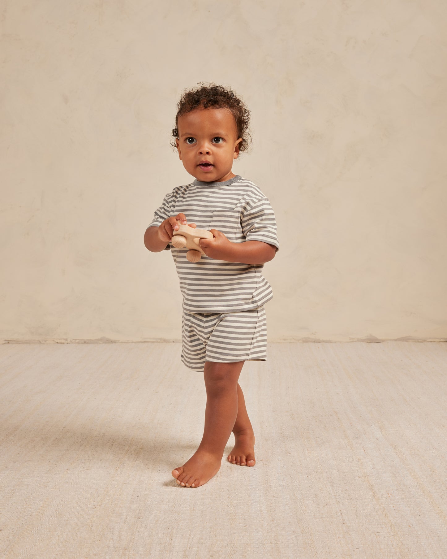 Quincy Mae Boxy Pocket Tee - Airplanes Quincy Mae Boxy Pocket Tee - Airplanes