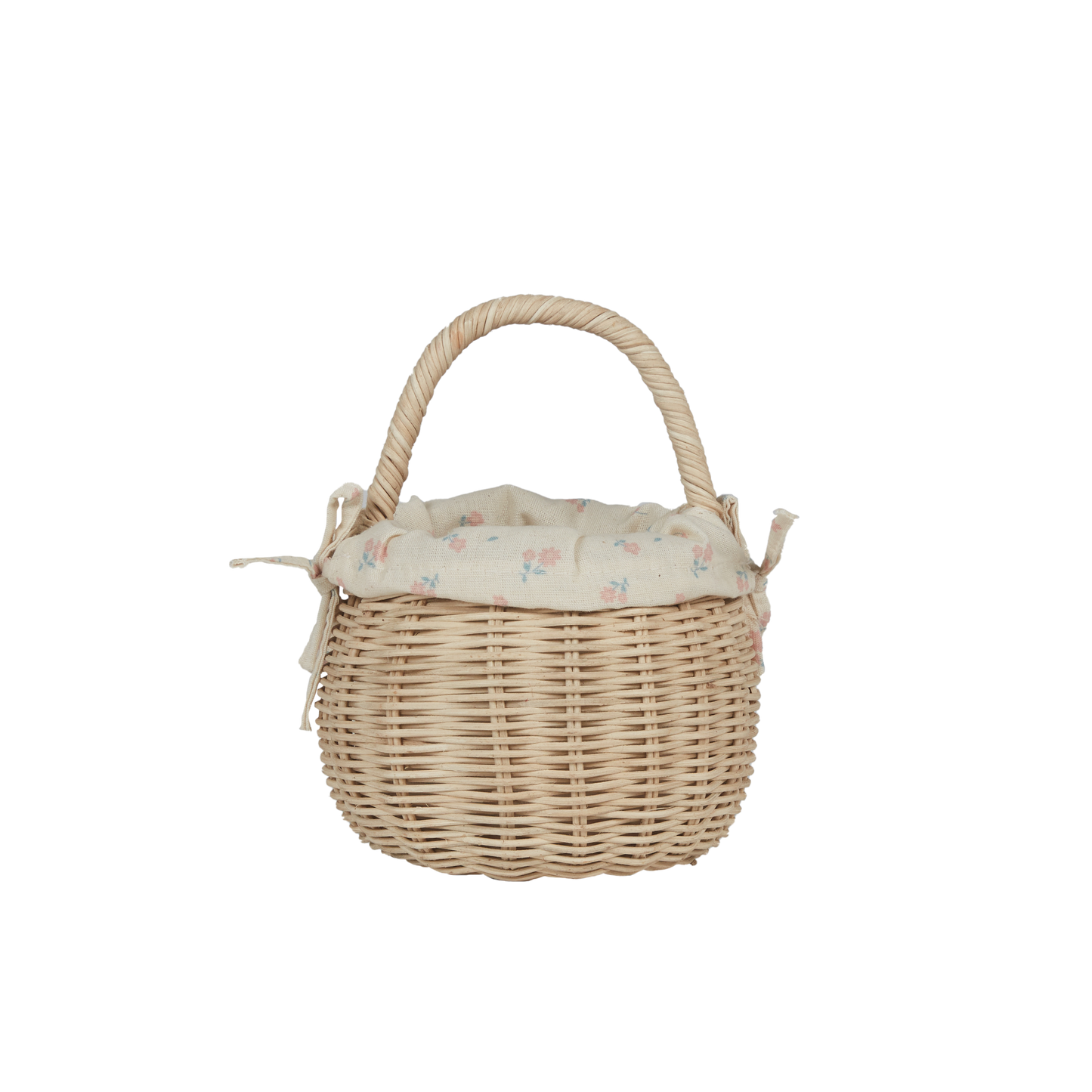 Rattan Berry Basket With Lining | Pansy