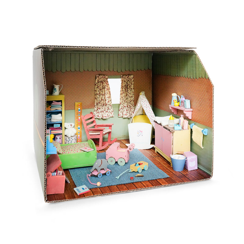 
                      
                        Cardboard Room Nursery
                      
                    
