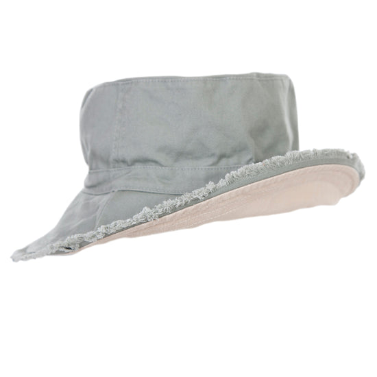 Frayed Bucket Hat | Khaki