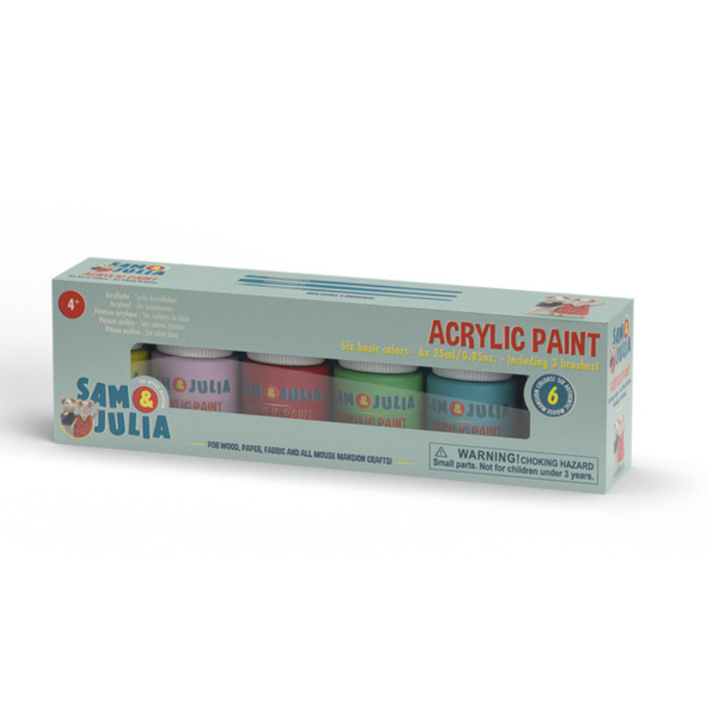 Paint Set with Brushes