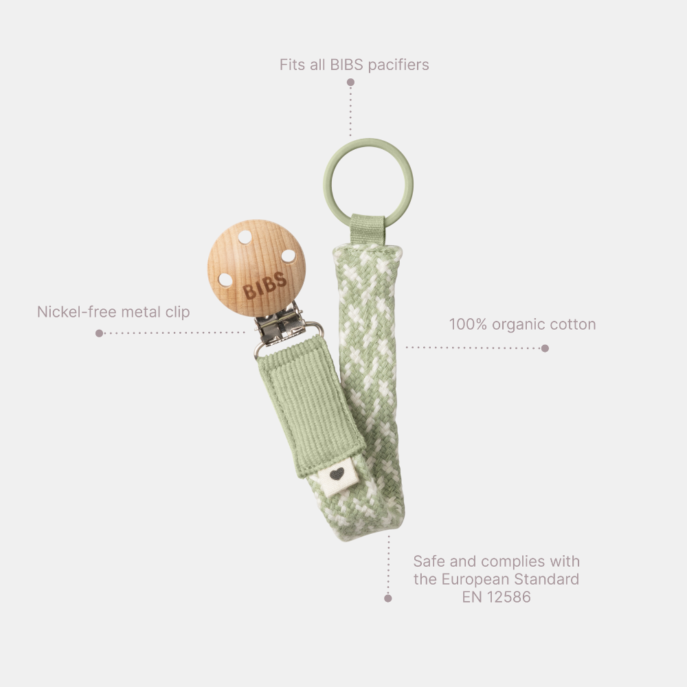 Pacifier Clip | Ivory/Vanilla