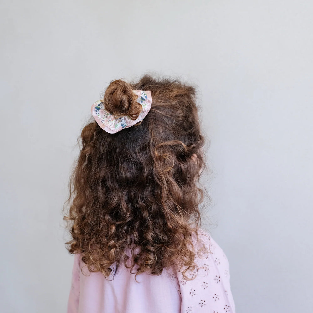 
                      
                        Peach Satin Edge Scrunchie
                      
                    
